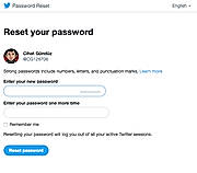 Reset Password