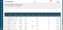 Inventory Register - Company Level screenshot