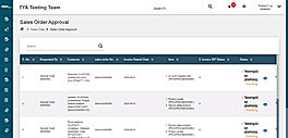 Sales Order Approval screenshot