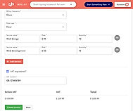 UnderPinned : Invoice screenshot