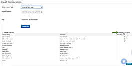 Import Configurations