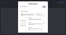 Sharing functionality
