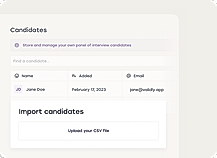 Manage Candidates