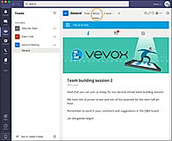 Linking a new Vevox meeting
