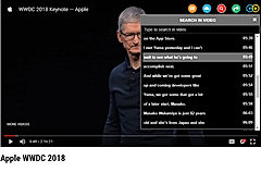VideoKen AI Player Demo - In-video search