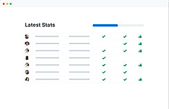 Reactions and stats