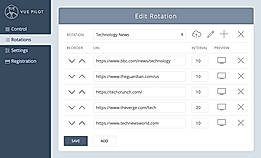 Vue Pilot :  Rotation Management  screenshot