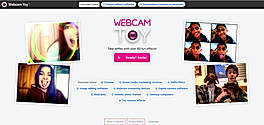 Webcam Toy dashboard