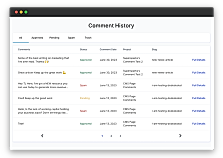 Comment History