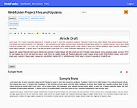 WebFolder screenshot