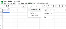 Install our Google Sheets add-on