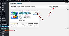 Install Wheelysales Wordpress Plugin