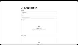 Job Application