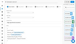 API modules screenshot