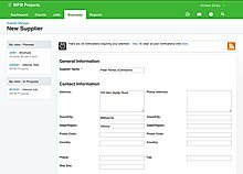 Set the contractor up as a supplier