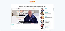 WPX Hosting screenshot