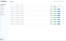 UI Requests Dashboard