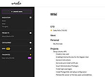 Wreeto : Personal Wiki screenshot