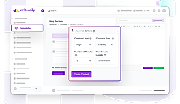 Select Advance and Option