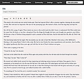 WritePhobia screenshot