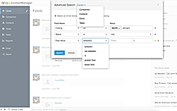 Zoho ContactManager Demo - Search intelligently.