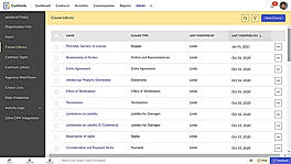 Clause Library screenshot