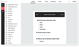 Zoho Survey screenshot