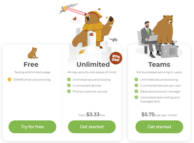 UK deal: TunnelBear VPN is on sale for just £3.44 a month