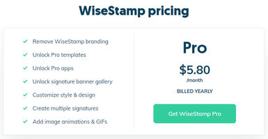 Animated GIF Email Signature Maker by WiseStamp