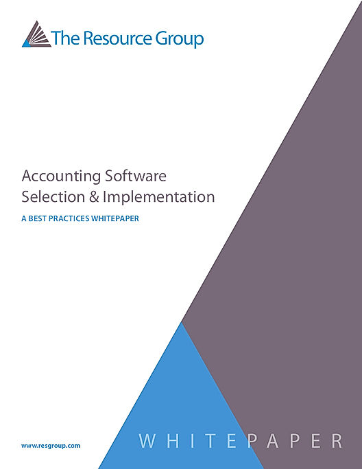Accounting Software Selection & Implementation