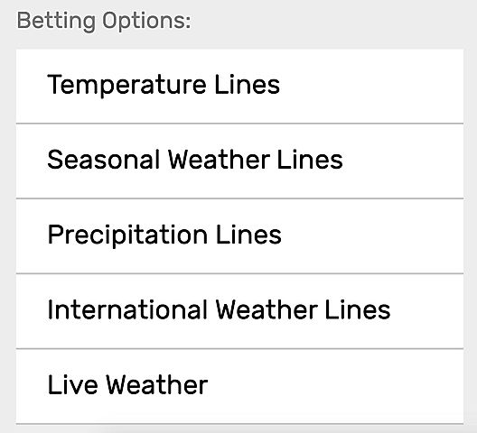 Bet On Weather screenshot