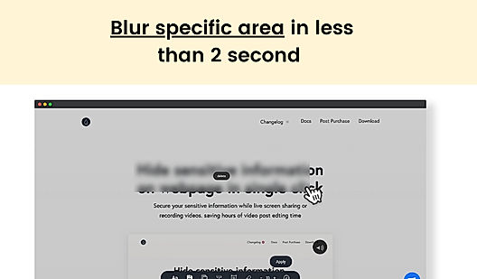 Blur Specific Area screenshot