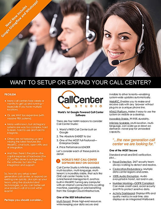 Call Center Studio Product Slick