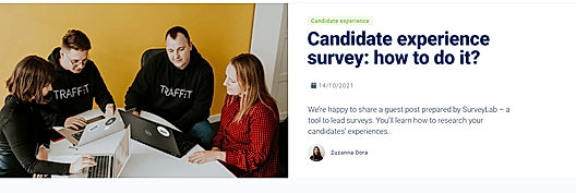 Candidate experience survey: how to do it?
