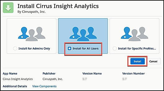 Analytics Install for all Users