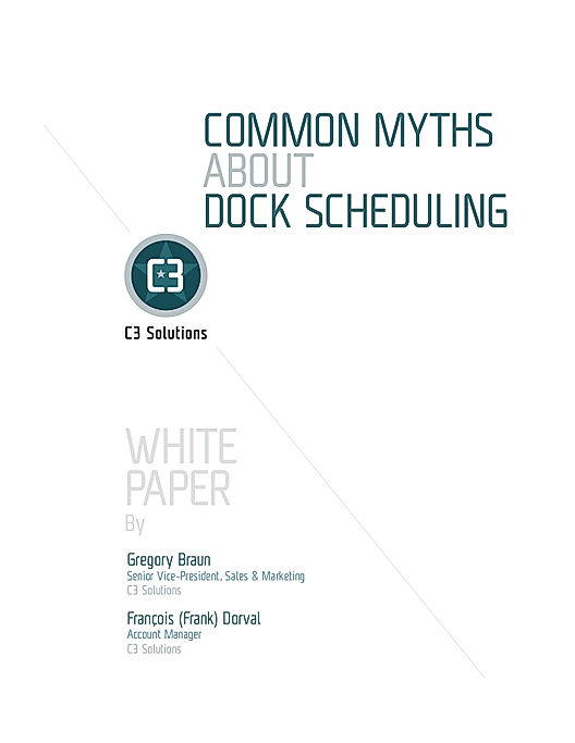 Common Myths about Dock Scheduling