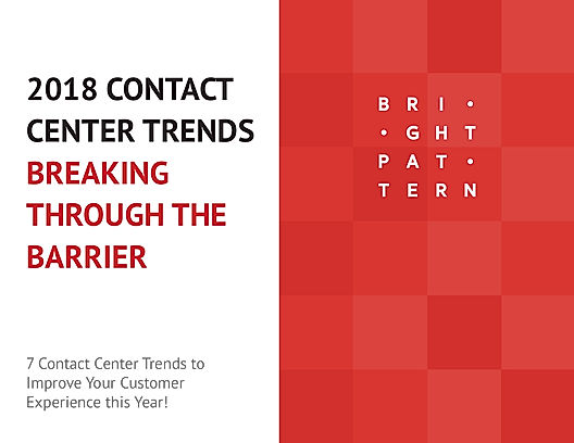 2018 Contact center trends breaking through the barrier