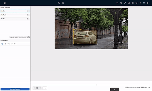 Object tracking screenshot