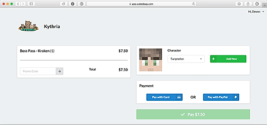 CubedPay screenshot