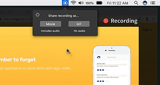 Droplr to record your screen