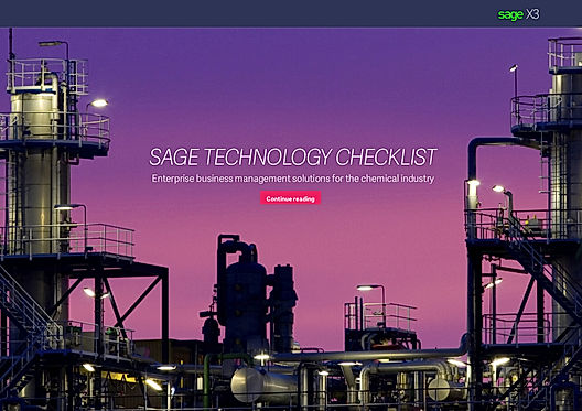 Enterprise business management solutions for the chemical industry