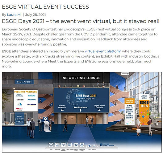 ESGE Virtual Event Success