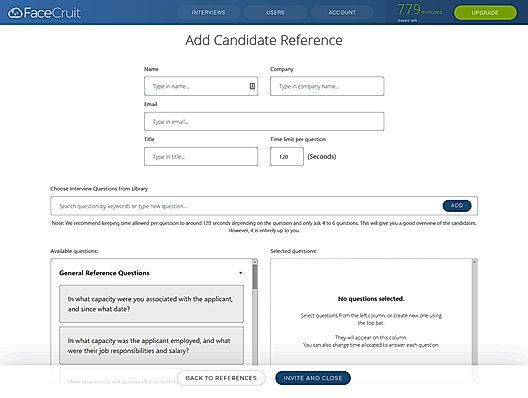Add Candidate Reference