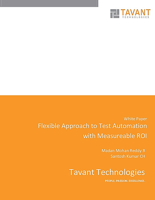 Flexible Approach to Test Automation with Measureable ROI