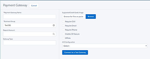 Configure Payment Gateway