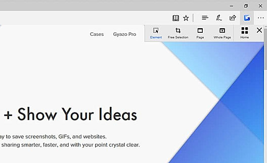 Get Gyazo for the Microsoft Edge browser