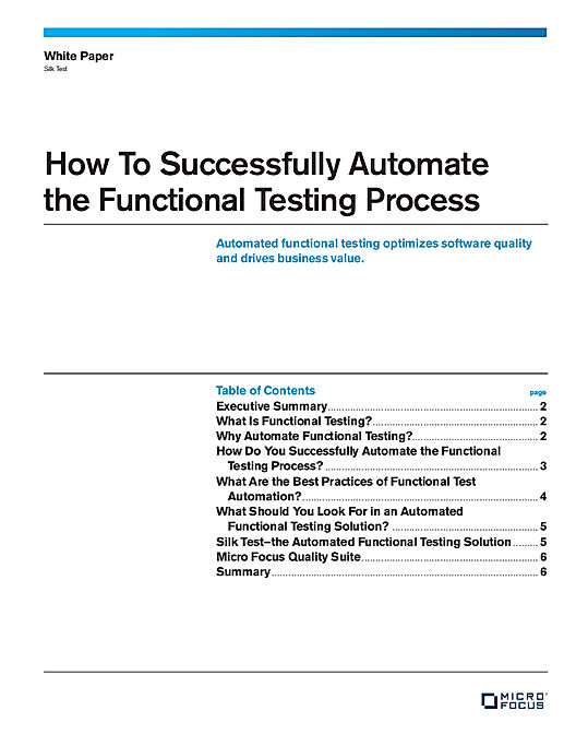 How To Successfully Automate the Functional Testing Process