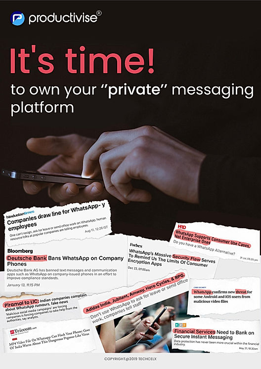 It's time! to own your "private" messaging platform
