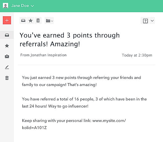 Email Leads on New Referrals
