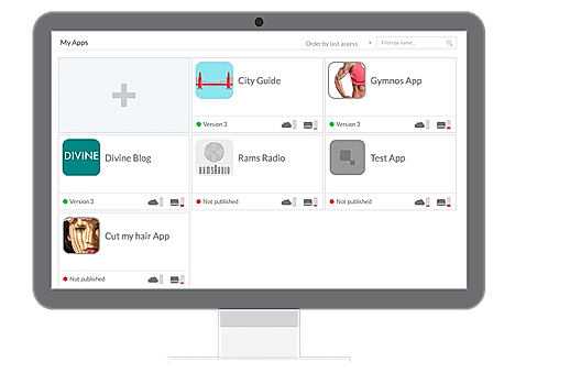 Mobincube : Design Applications screenshots